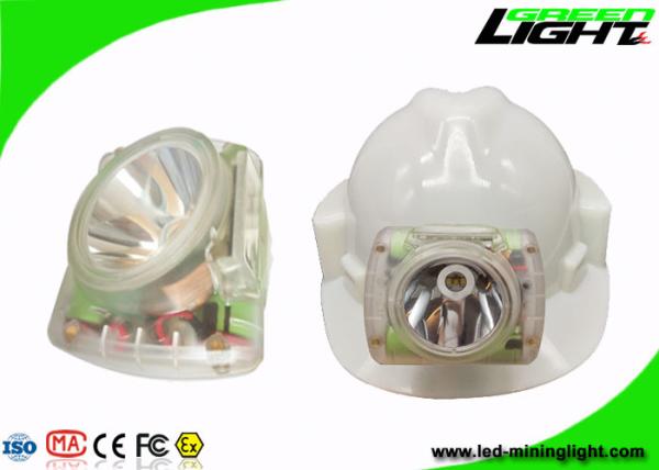 Rechargeable Cree LED Miner Cap Lamp PC ABS 1200 Battery Cycles 232lum Illuminous