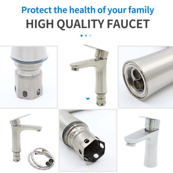 Single Handle Luxury Bathroom Faucets 304 Stainless Steel