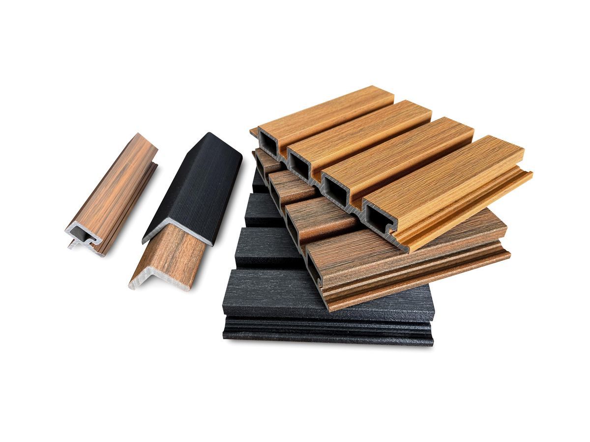 Commercial Outdoor WPC Acoustic Panel Custom Flame Retardant Board