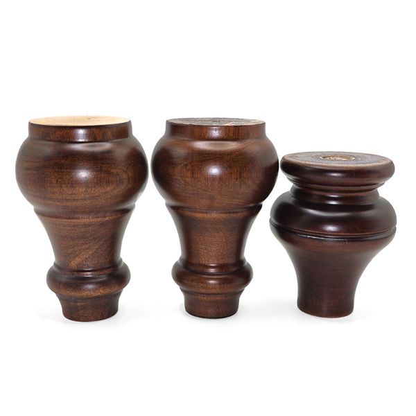 Gourd-shaped Solid Wood Table Legs Antique Furniture Sofa Cabinet Bed Guest Room Living Room Hardware Accessories
