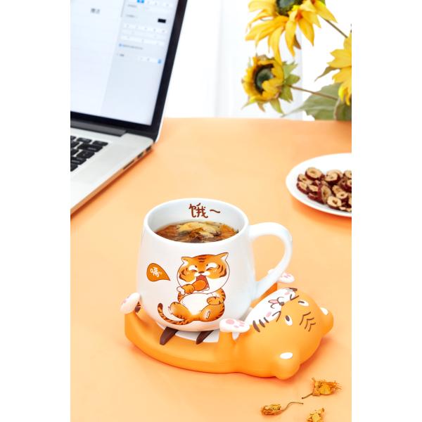 Cartoon Tiger Coffee Mug Creative Simplicity Home Office With Hot Coffee Water Mug