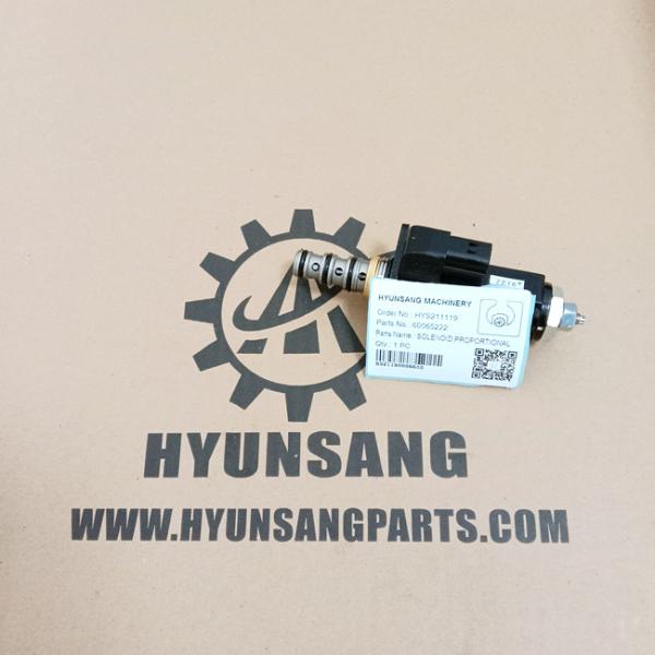 Solenoide 60065224 60065222 para KMX15 a máquina escavadora Electrical Parts