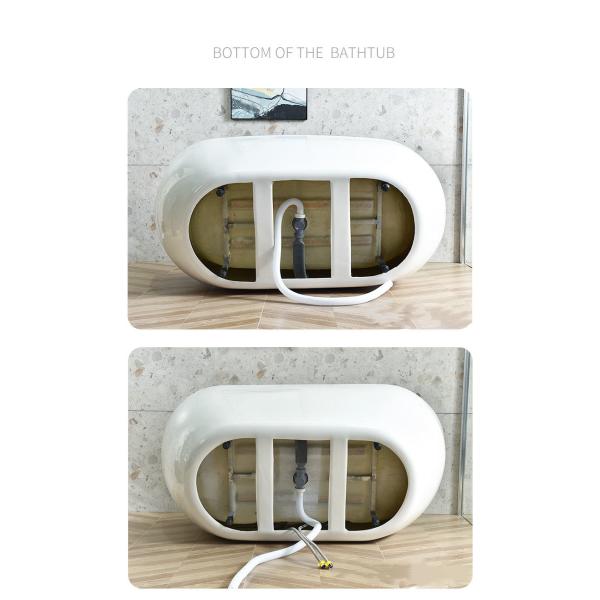 АСТМ нескользящая классическая овальная форма акриловая свободностоящая ванна