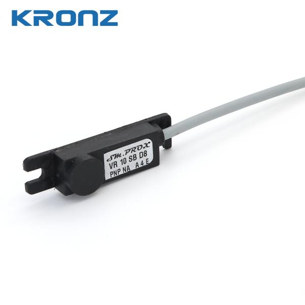 Inductive Sensors with PVC Cable 2m Rectangular Housing 8 Mm Sn Distance PNP NC Output