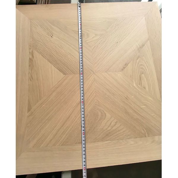 Parquet Oak Flooring Tiles, Unfinished, No Bevel, 600 x 600 x 20/6mm