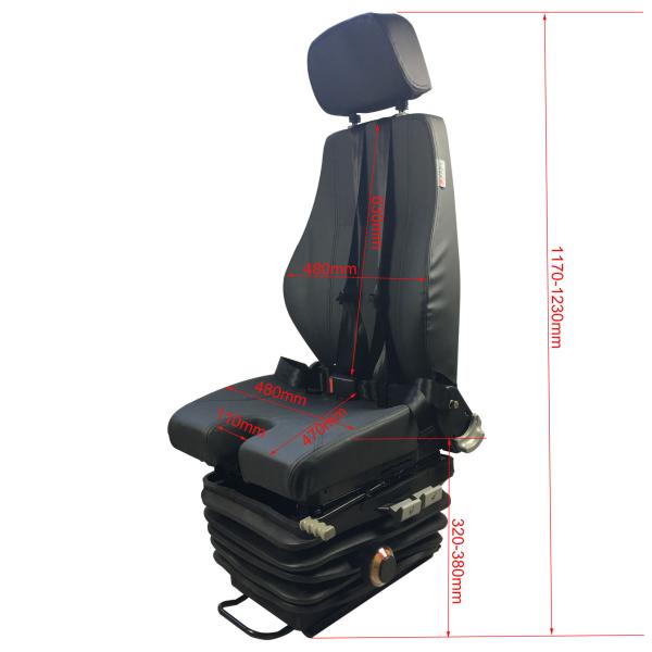 Mechanical Suspension U-shaped Seat Bridge Crane Seat pilot Teaching Simulation Seat