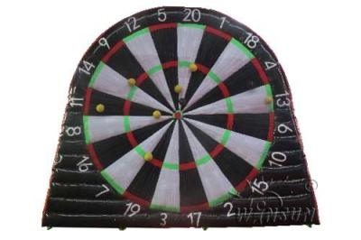 0.9mm PVC Inflatable Sports Games / Football Dartboard Customized Size Accepted