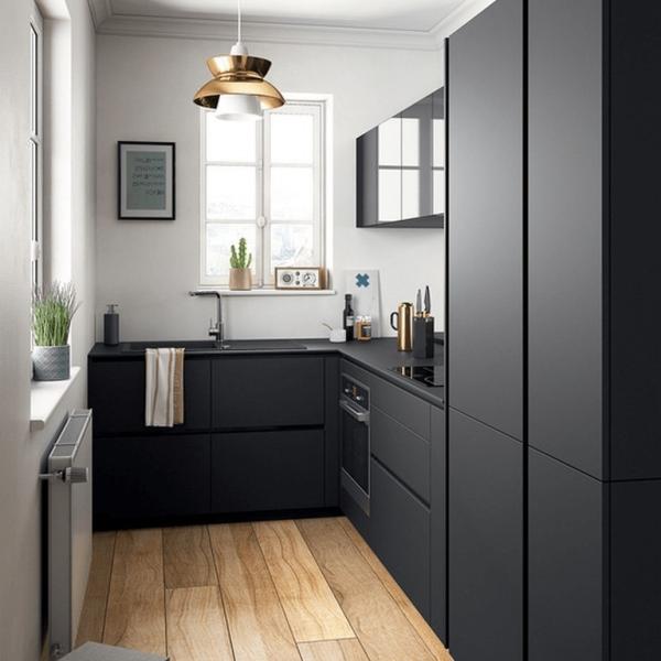 Assemble Luxury Kitchen Modern Melamine Cabinets ODM OEM