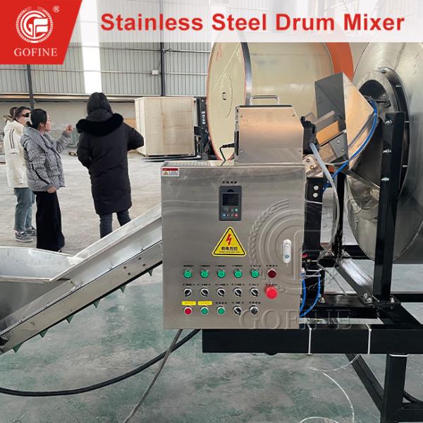 Efficient Mixing Rotary Stainless Steel Blender for Dry Wet Materials