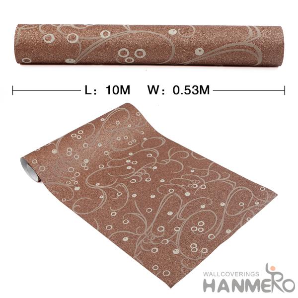 0.53*10M Wallpapers For Office Interiors Brick Red Color ISO / CS Certification