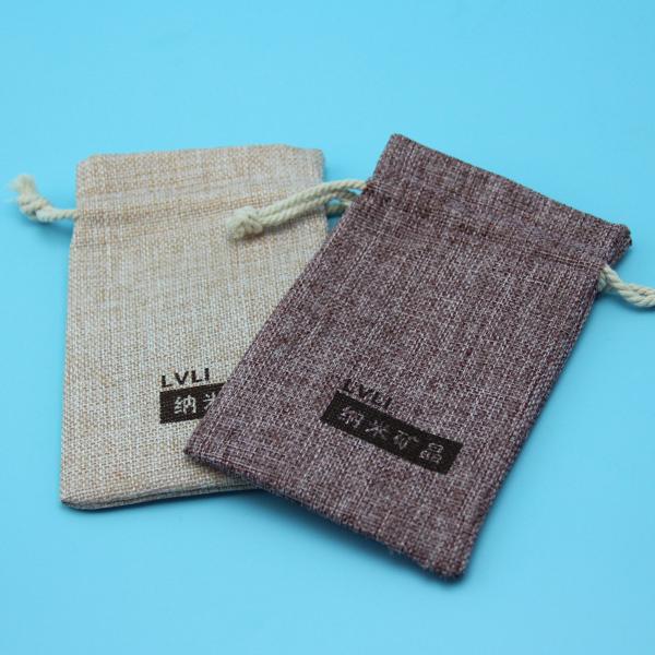 Multi Functional 10x15cm Jewellery Jute Drawstring Bag