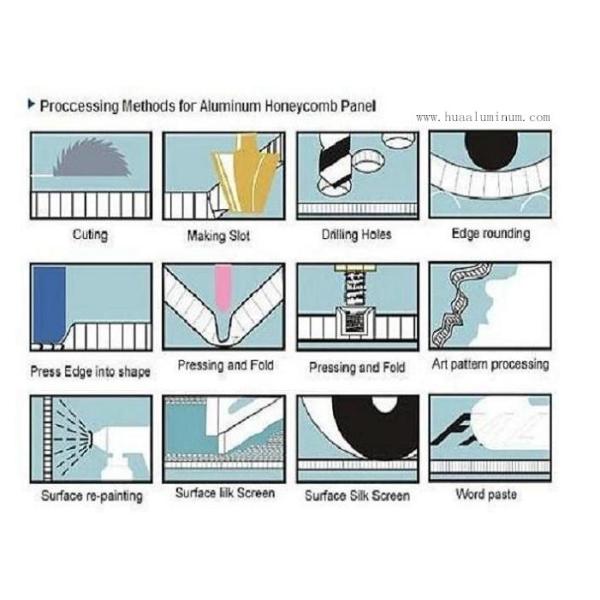 CE Red Antibacterial Aluminium Honeycomb Sandwich Panel Outdoor