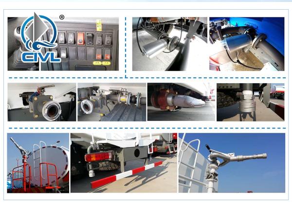 new SINOTRUK HOWO WATER TANK 6x4 25000L engine 371hp euro II