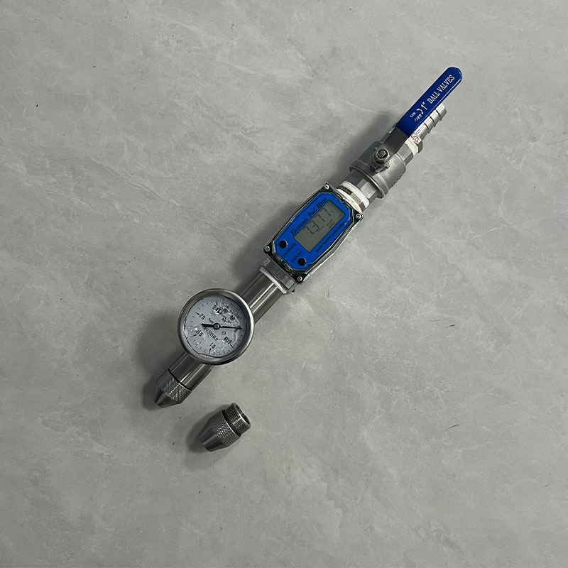 IEC 60529 IPX5-IPX6 Two In One Water Ingress Test Jet Nozzle With Digital Flow Meter