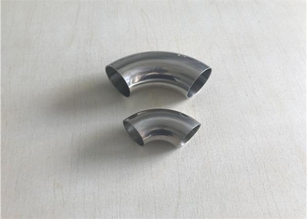 Durable Stainless Steel Pipe Fittings 304 316L 90 Degree Sanitary Welding Elbow