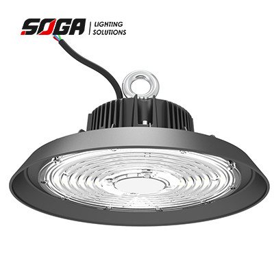 Emergency Battery Backup UFO LED Light with 60-300W Power Range and DALI2 Dimming for Indoor Sports