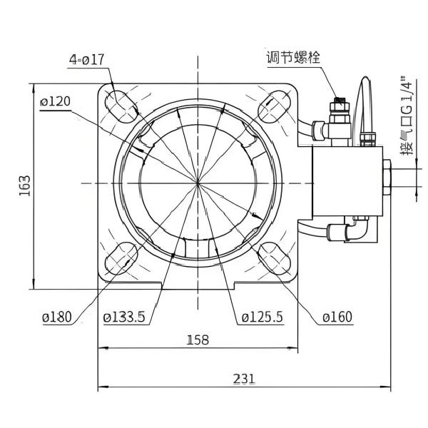 JQF Intake Control Valve For Maximum Pressure Of 15 Bar