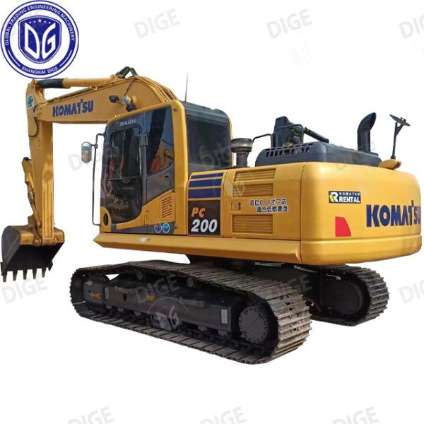 PC200 Использованный экскаватор Komatsu 20 тонн Японский Использованный Средний Гидравлический Экскаватор Crawler