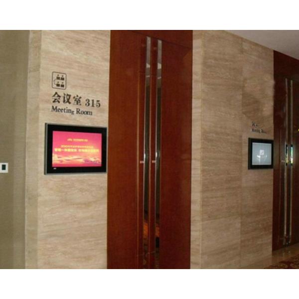 Slim Black 22 inch Video LCD Display Wall , 16:10 Aspect Ratio