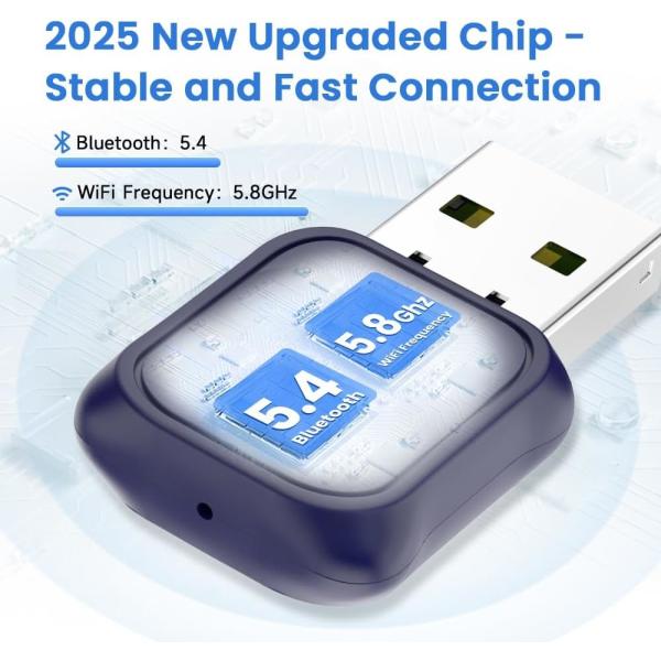 Bluetooth Version 5.4 Carlinkit Ultra Wireless Carplay Adapter for iPhone and Android