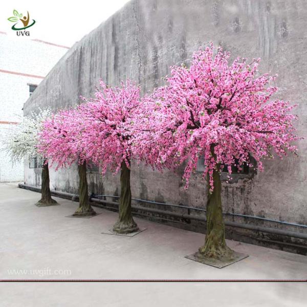 UVG 15ft Pink artificial japanese cherry blossom tree for wedding and party decoration