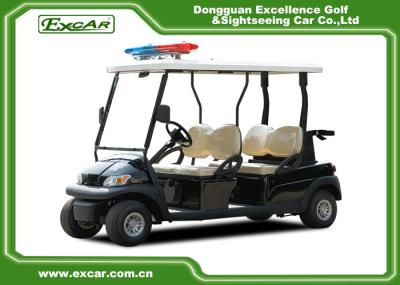 4 Seats ADC 48V 3.7KW Electric Patrol Car with caution light