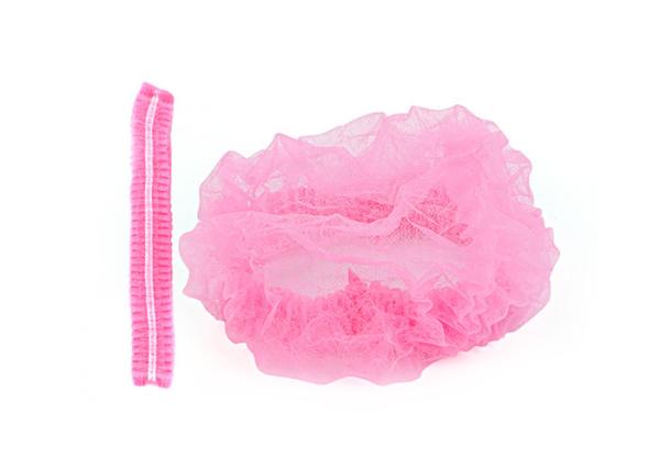 100 Pcs/Bag Pink Disposable Hair Bonnets Breathable Dust Cap For Eyebrows Tattoo