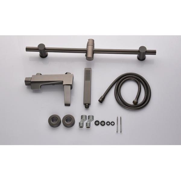 Leakproof OEM Gray Hot Cold Copper Bathtub Faucet