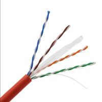 CU de cobre puro CCA 2 pares 4 pares do cabo interno de 0.55mm UTP Cat6