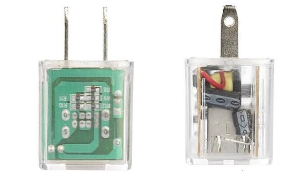Transparency adapter 12V 1A 24V 0.5A 5V 1A 5v 2a lucency case with 304 switch on DC cable