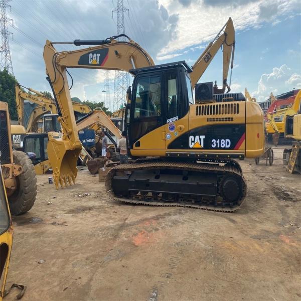 Used Caterpillar 318D Crawler Excavator in Excellent Working Condition and Affordable
