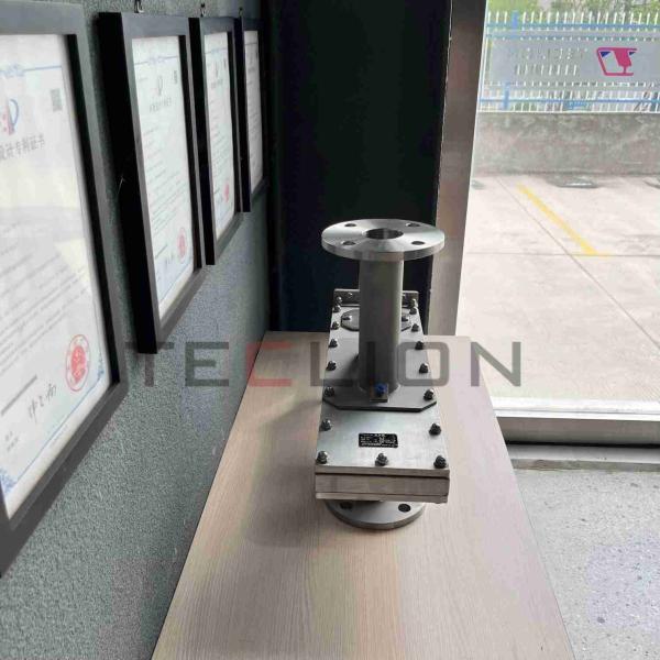 Valve de changement de ligne en acier inoxydable, adaptée au transport pneumatique en phase diluée ou au déchargement par gravité