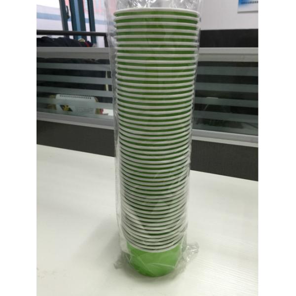 Disposable Ice Cream Paper Cups Food Grade Coated Paper 340ml - 450ml
