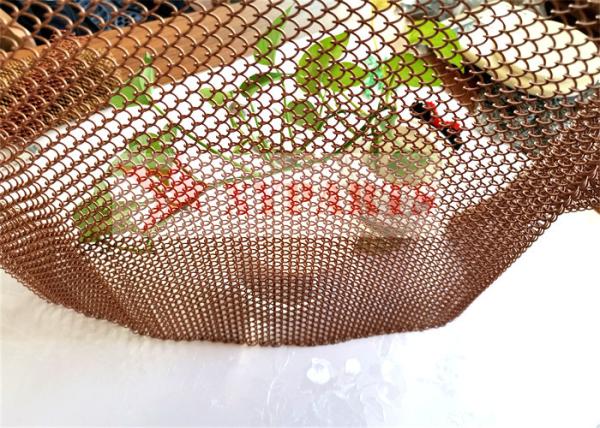 Decoration Colors Aluminum Alloy Coil Metal Mesh Curtain As Metal Room Ceilings