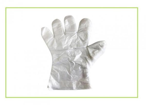 Polyethylene Disposable Plastic Hand Gloves Customzied Color For Food Serving