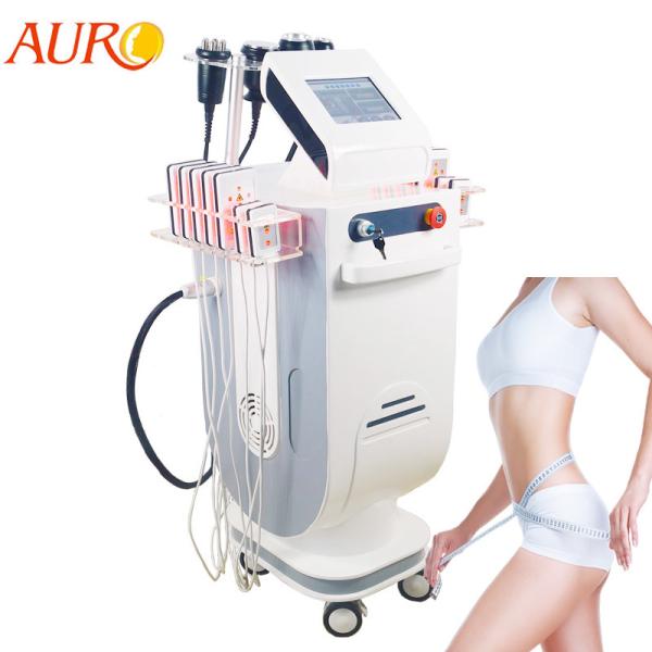 5 In 1 S Shape RF Lipolaser Slimming Machine 40K Cavitation Vacuum