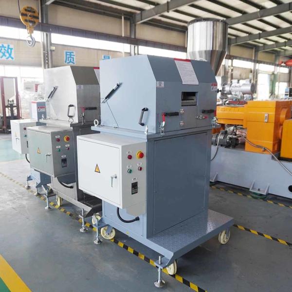CE 100-500kg/h Industrial Stainless Steel Plastic Extruder Pelletizer For Cutting Plastic Granules