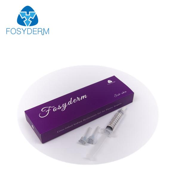 Linha do enchimento da injeção do HA do gel Permanent cutâneo do aumento 2ml Derm do bordo semi