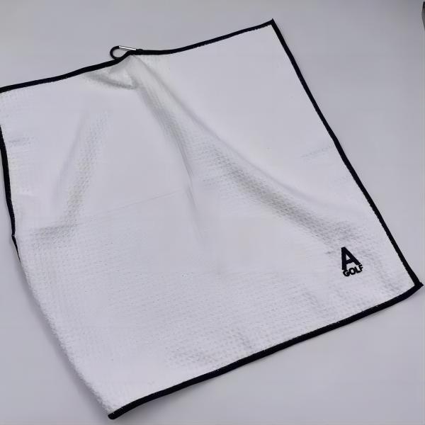 40 X 40 Microfiber Blank Polyester Golf Towels Tri-fold For Sublimation