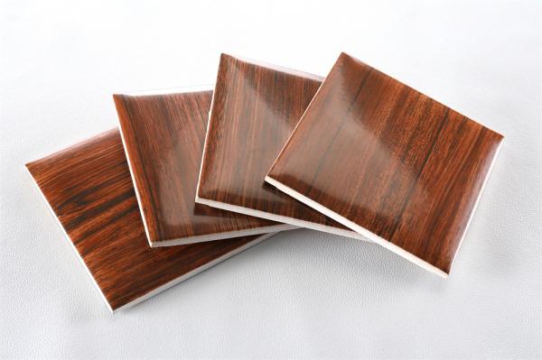 Coffee Color 152x152mm Ceramic Wall Tile for Bathroom and Office