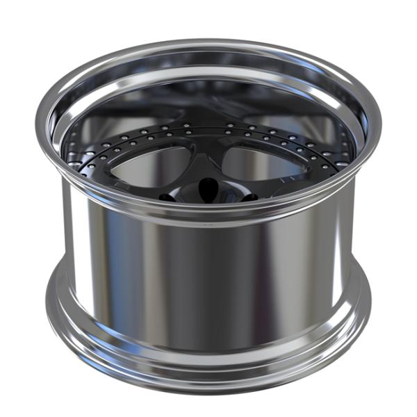 Lip Polished 2 PC Forged Wheels Negative 19X12j Porsche Gt4 Rims