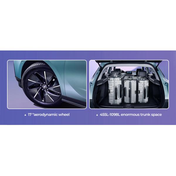 Left Hand Drvie Buick Bluish 6 Fast Speed Electric Sedan Car 170km/H