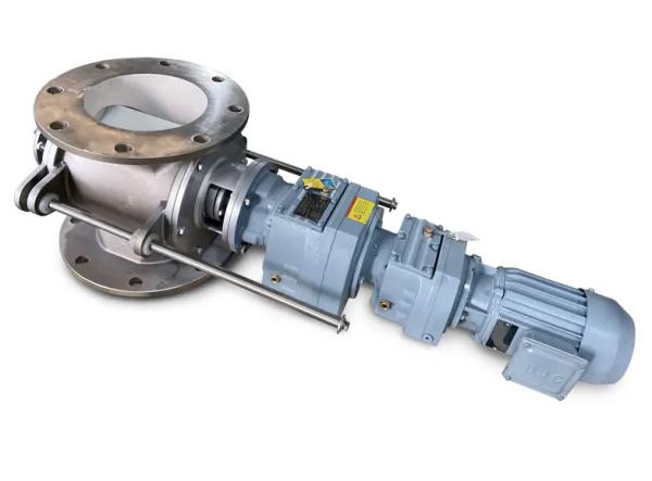 Chain Drive Hygienic Stainless Steel Rotary Airlock Valve 6 Inches For Dust Collector OEM