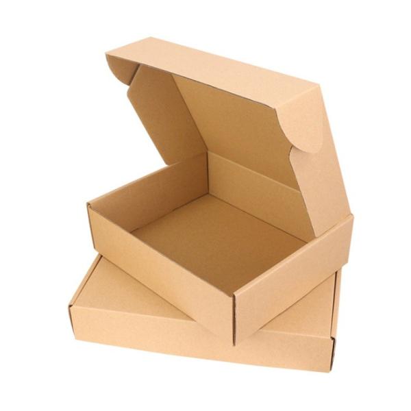 Caixa de sapatos Kraft Indestructo Mailers dobrável marrom 6x4x2 Para embalagem de roupas