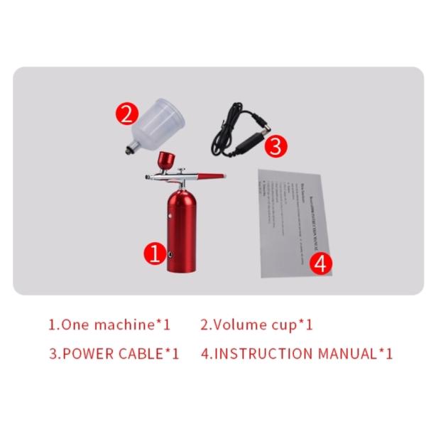 Wireless makeup paints airbrush machine rechargeable cordless airbrush for molds/barber shop/nail art/ makeup