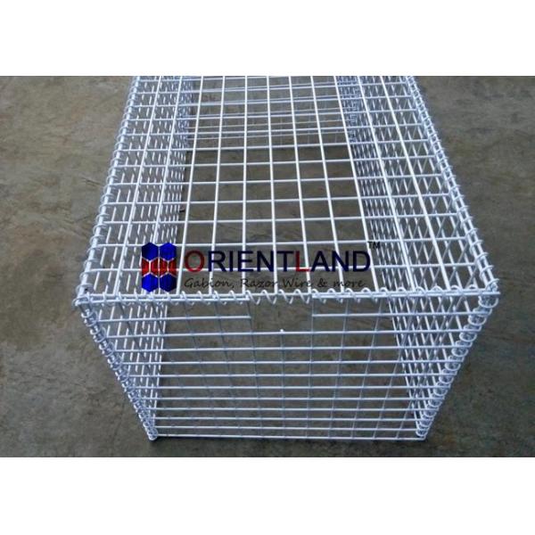 Anti Rust Welded Gabion Box , Gabion Rock Fence For Garden / Backyard Modern Planters