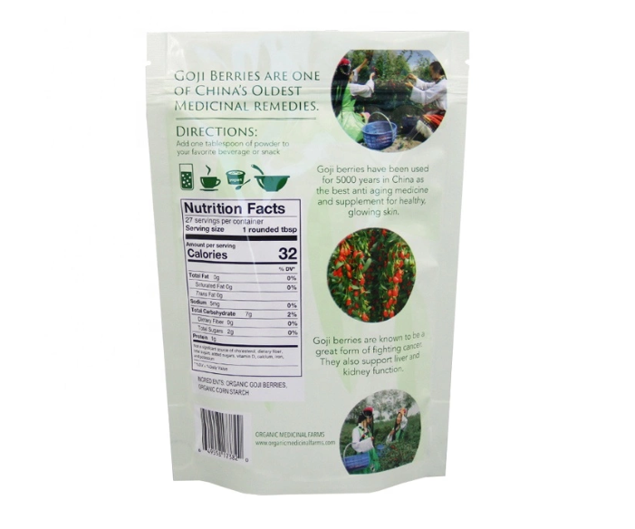 Child Proof Ziplock Aluminized Compound Packaging Bag For Food