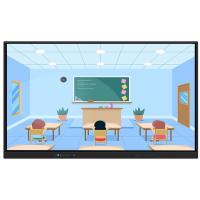 Moniteurs intelligents 4K Ultra HD tableau blanc interactif et processeur Intel Core I7 tout en un PC pour une collaboration transparente