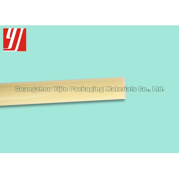 Folha amarela leitosa do pigmento da superfície 0.64m*120m de matéria têxtil