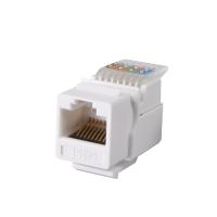 UTP Cat5e/Cat.6 Keystone Jack 110 Tipo IDC Placa de parede de rede por cabos precisos Tolless